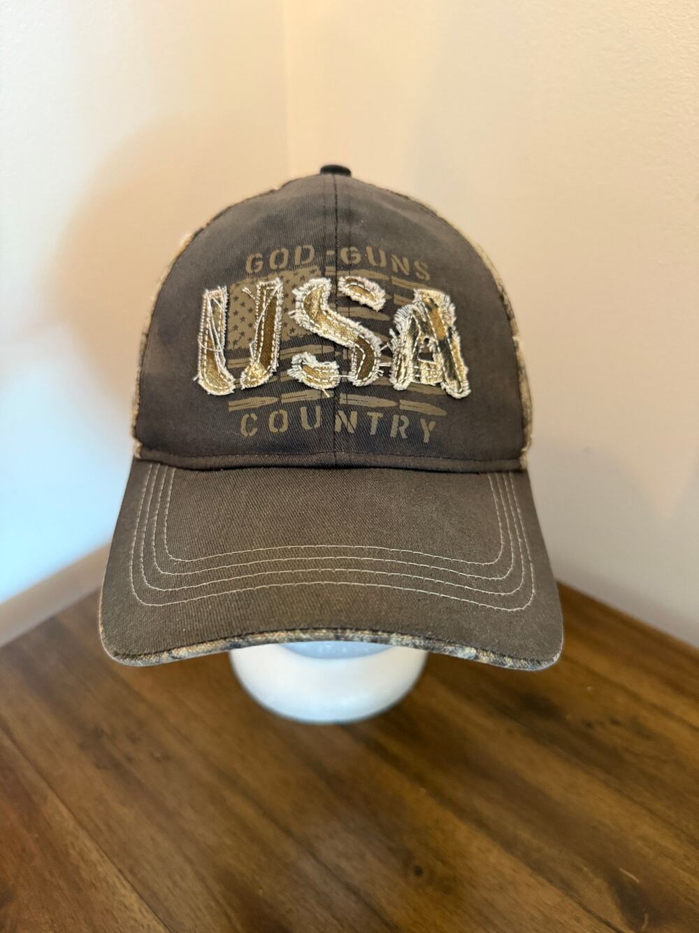 Buck Wear God Guns Country USA RealTree Baseball Hat Cap Adjustable